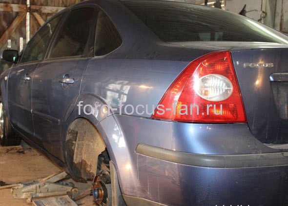 Замена подшипника задней подвески Форд 2