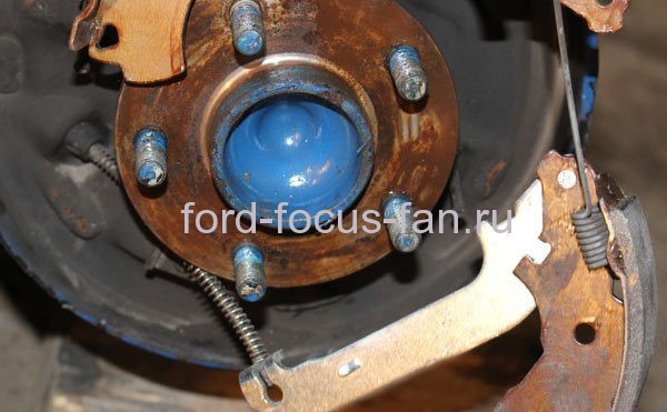 снимаем калодки