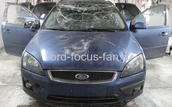 Осмотр аварийного авто 