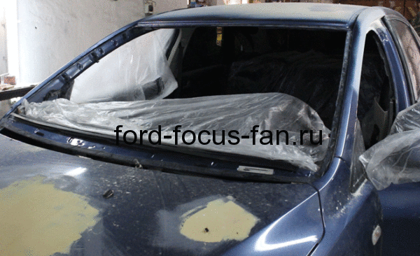 Замена лобового стекла 